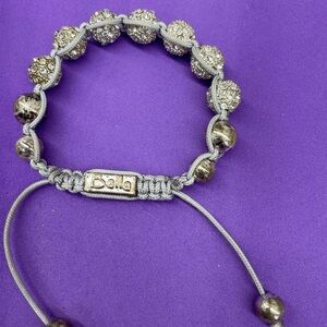 Abella Silver Beaded Bracelet